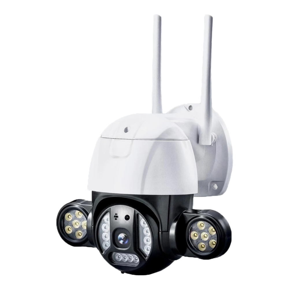 CÁMARA DE SEGURIDAD ICSEE Q8-40 4MP WIFI PTZ EXTERIOR CON VISIÓN NOCTURNA Y AUDIO