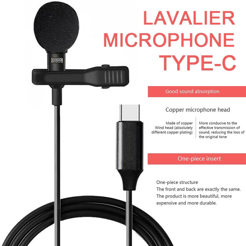 LAVALIER MICROPHONE TYPE C JH-042