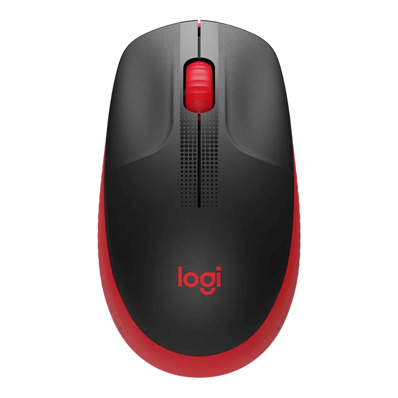 LOGITECH MOUSE INALAMBRICO M190 - ROJO