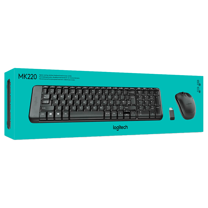 LOGITECH TECLADO Y MOUSE INALAMBRICO ESPAÑOL MK220