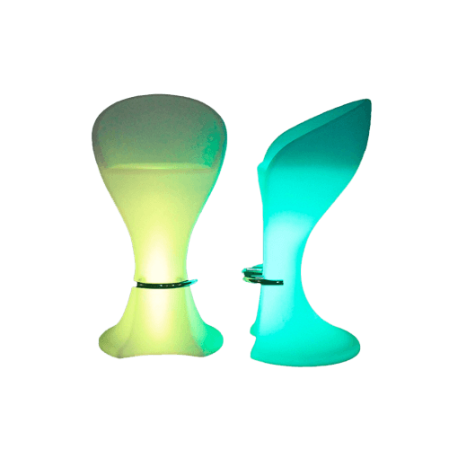 SILLA DE BAR ILUMINADA CON LED RGB