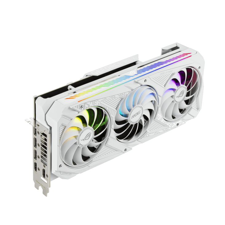 TARJETA GRAFICA ASUS ROG STRIX GEFORCE RTX 3080 WHITE OC EDITION (GRADO A)