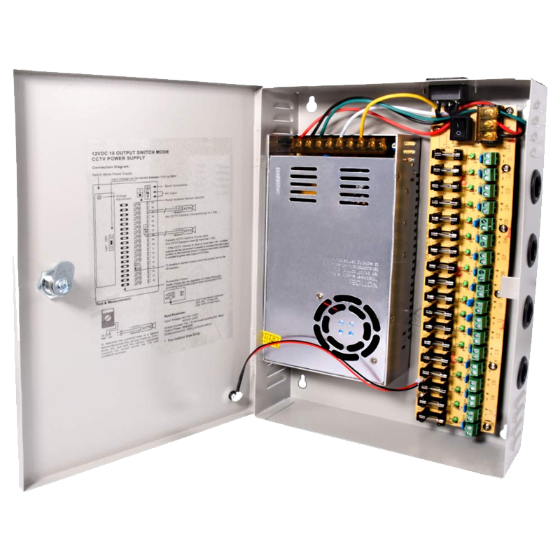 CAJA PARA FUENTE DE ALIMENTACION 12V 40A