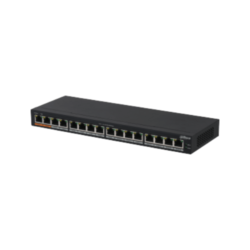 DAHUA SWITCH 16 PUERTOS POE DH-PFS3016-16GT-190 