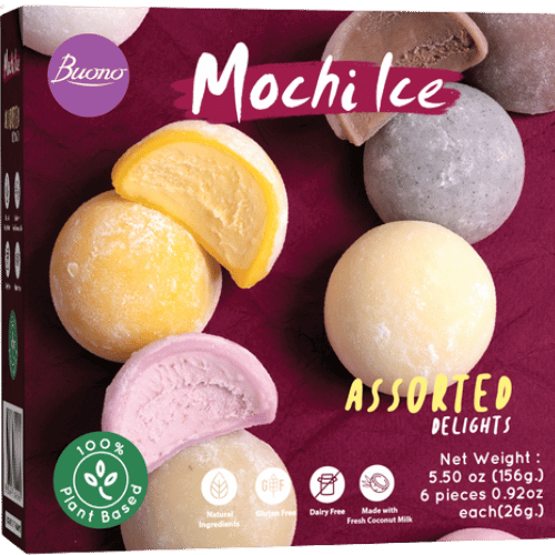 MOCHI ICE ASSORTED 156G*12 "BUONO