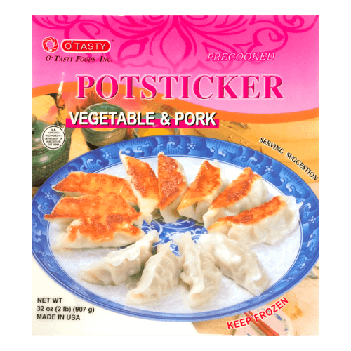 POTSTICKER VEGETABLE & PORK USA 32 oz*8 O'TASTY