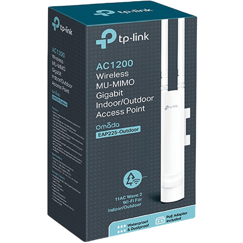 TP-LINK EAP225-Outdoor(US) Omada AC1200 Wireless Dual Band Gigabit Outdoor Access Point