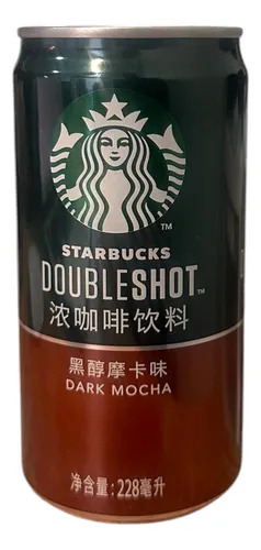 BEBIDA CAFE MOCHA OSCURO DOUBLE SHOT 228ML - STARBUCKS
