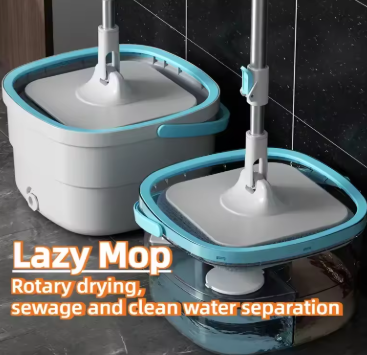 FREGONAS CON CUBO QUE SE SEPARA EL AGUA SUCIA DEL AGUA LIMPIA, ROTACIÓN 360