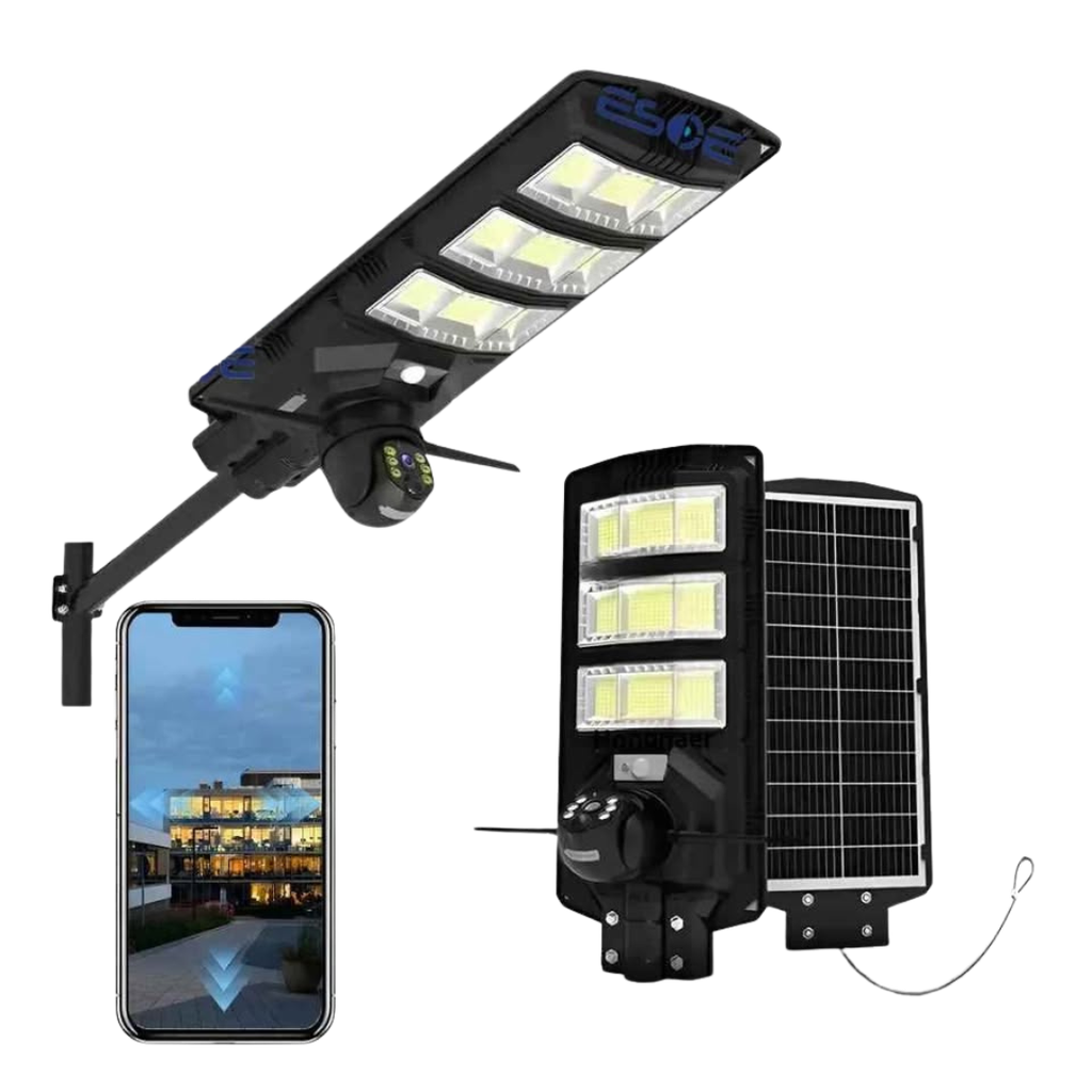 LAMPARA SOLAR CON CAMARA WIFI