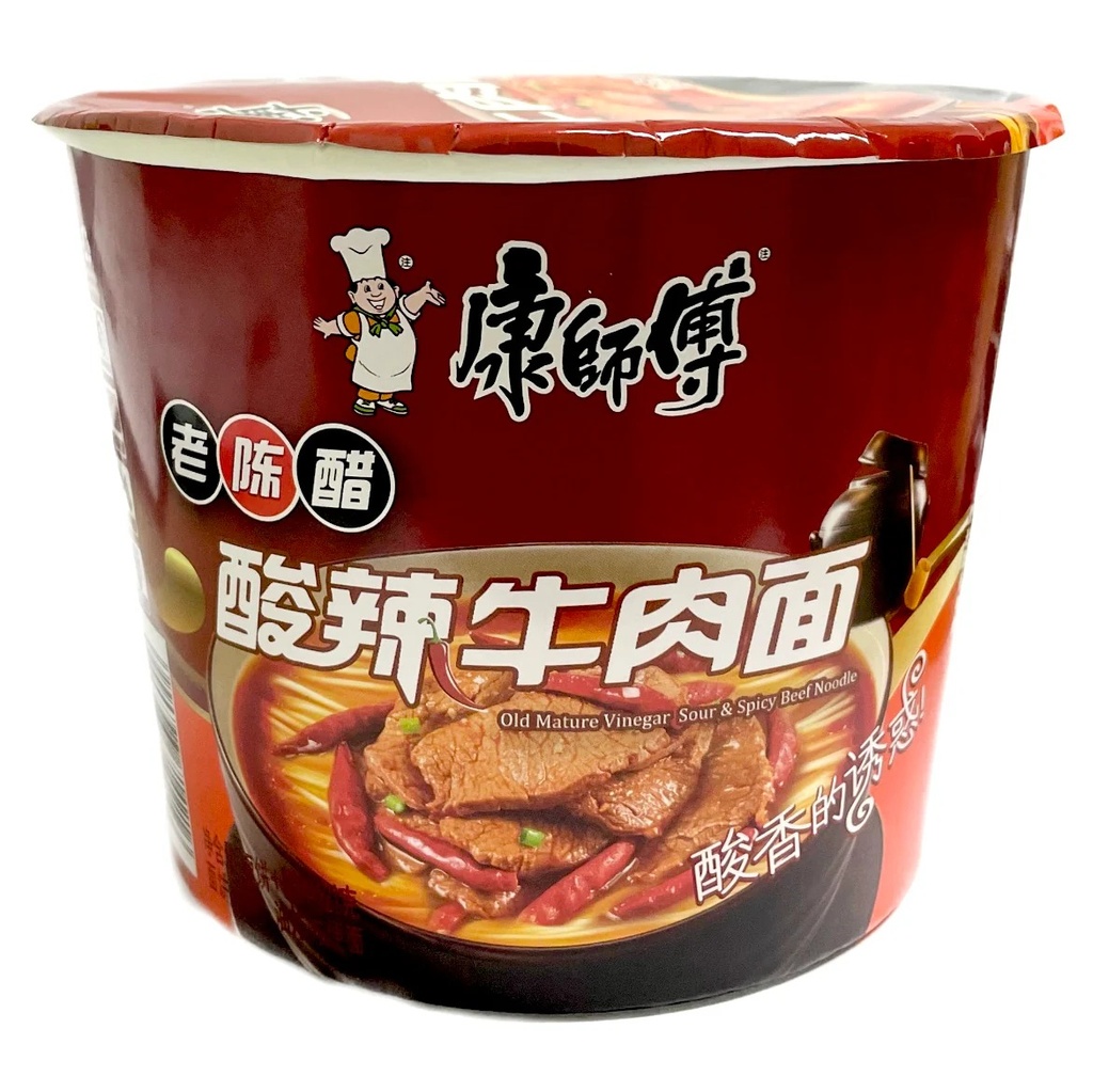 FIDEOS INSTANTÁNEOS CON SABOR A RES PICANTE Y VINAGRE VIEJO