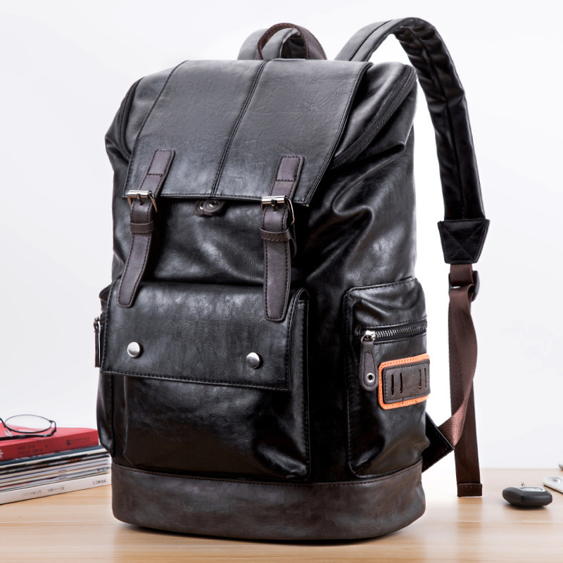 MOCHILA DE CUERO SINTÉTICO PARA HOMBRE/MUJER