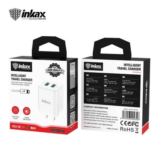 INKAX HCA-02 CABLE LIGHTNING - CABLE LIGHTNING 