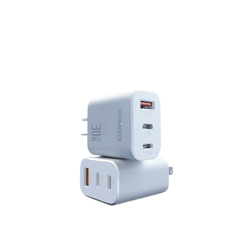 CARGADOR ROMOSS-AC30RB 30W – TYPE-C Y USB-A 