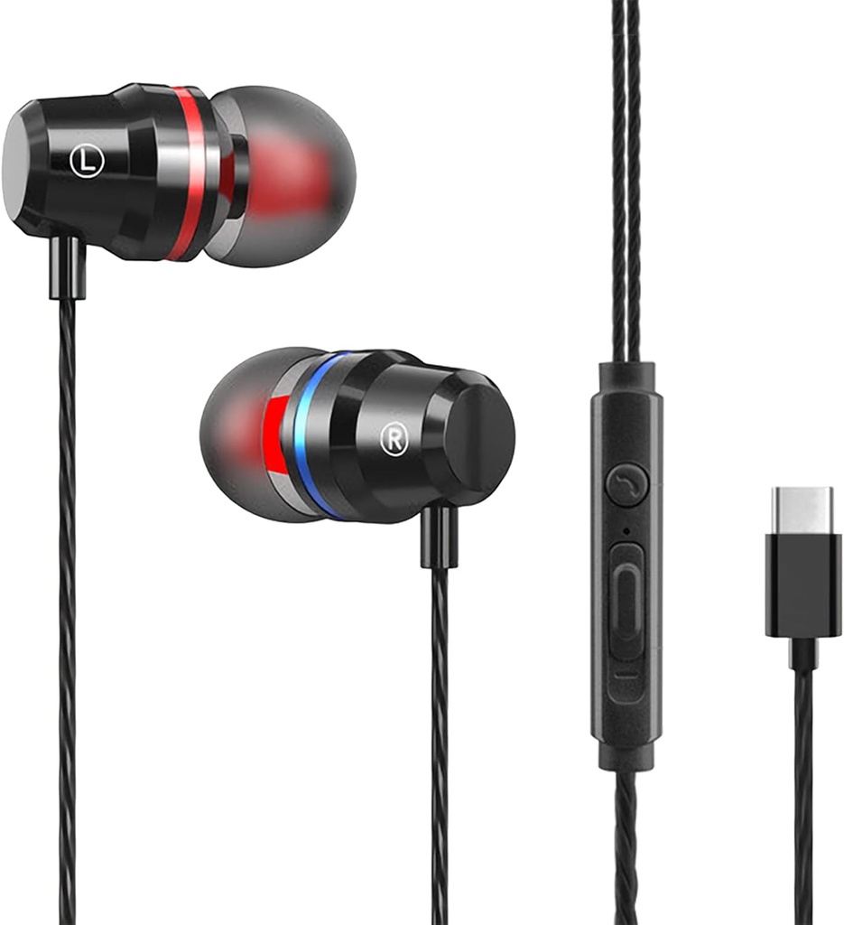 AURICULARES CON MICROFONO TYPE-C