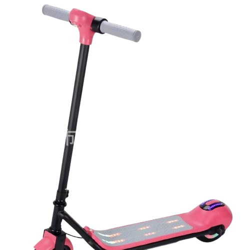 MINI SCOOTER PARA NIÑOS CON LUCES LED COLOR ROSA
