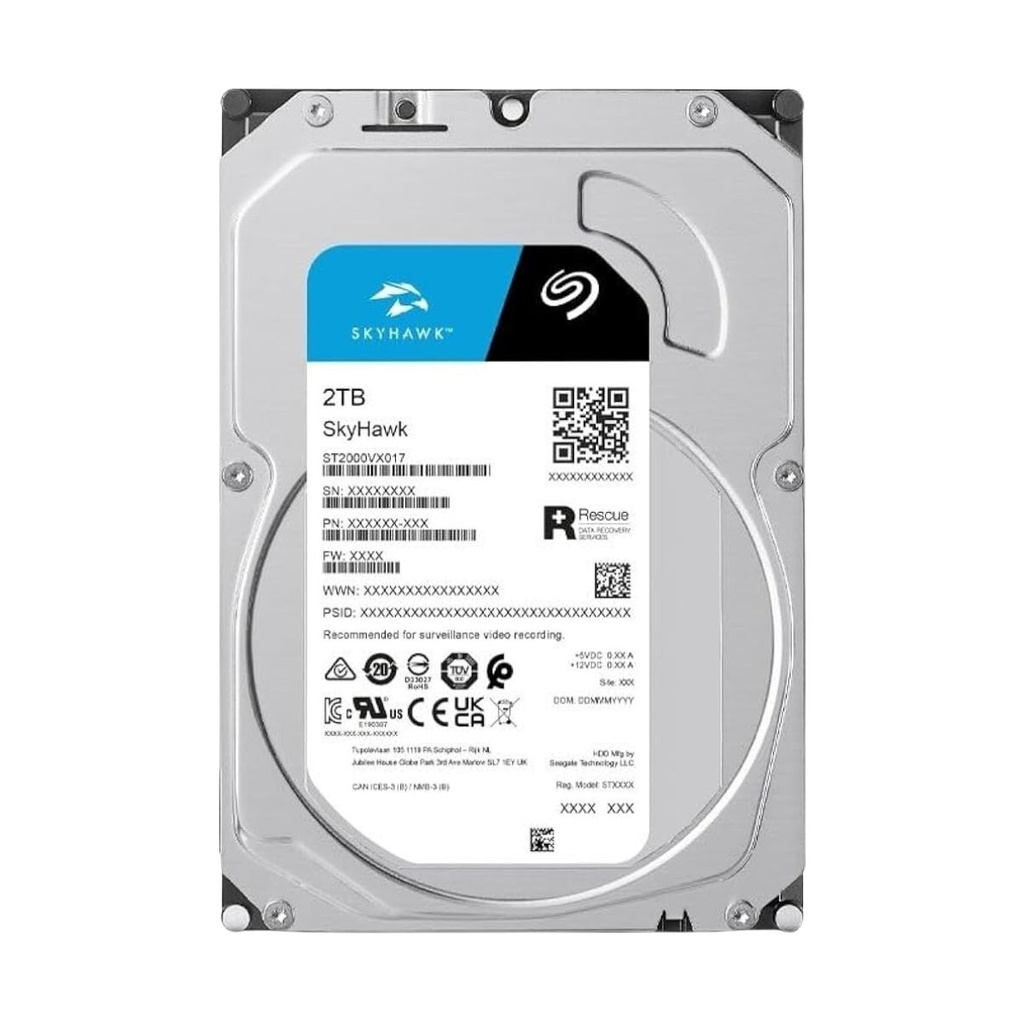 SEAGATE DISCO DURO 2TB SKYHAWK ST2000VX