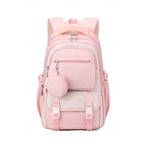 MOCHILA LIGHT-HEARTED ROSA 4 BOLSILLOS CON MONEDERO