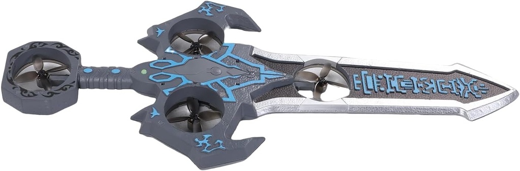 VIKYE FLYING SWORD DRONE CONTROL DE MANO, DRON DE ESPADA FLOTANTE CON GIRO DE ACROBACIAS Y LUCES LED, 30 MINUTOS DE TIEMPO DE VUELO, JUGUETE DE VUELO PARA NIÑOS Y ADULTOS (AZUL)