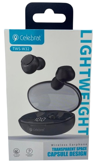 AUDÍFONOS INALÁMBRICOS CELEBRAT TWS-W32 
