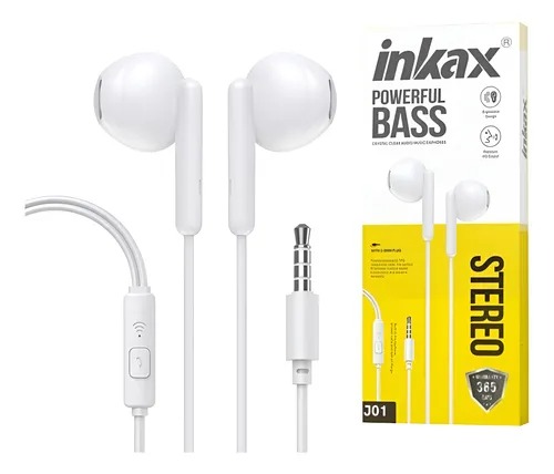 AUDÍFONOS CON CABLE INKAX J01 STEREO