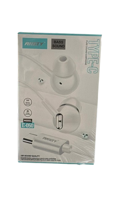  AUDÍFONOS TIPO C ANSTY E-050