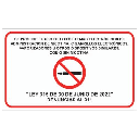 LETRERO PROHIBIDO VAPORIZADORES