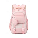MOCHILA LIGHT-HEARTED ROSA 4 BOLSILLOS CON MONEDERO