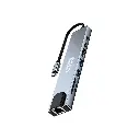 GO DES GD-9218 8IN1 USB3.0 + PD + HDMI 4K ULTRA HD + RJ45 + ADAPTADOR DE HUB SD/TF CON CONEXIÓN TIPO C